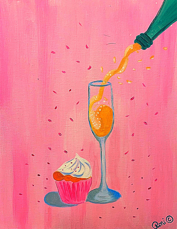 Bubbly and Paint