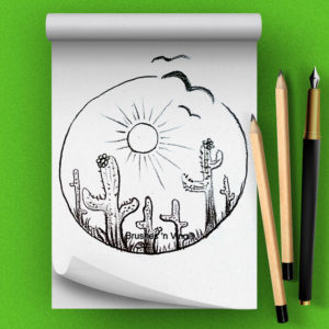 Cactus Drawing Class